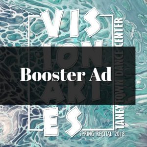 Booster Ad in Recital Program